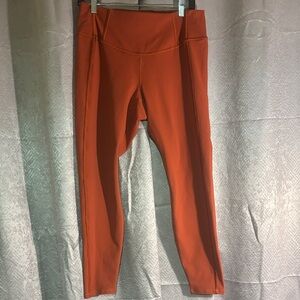 Fabletics PowerHold Vibrant Orange Leggings